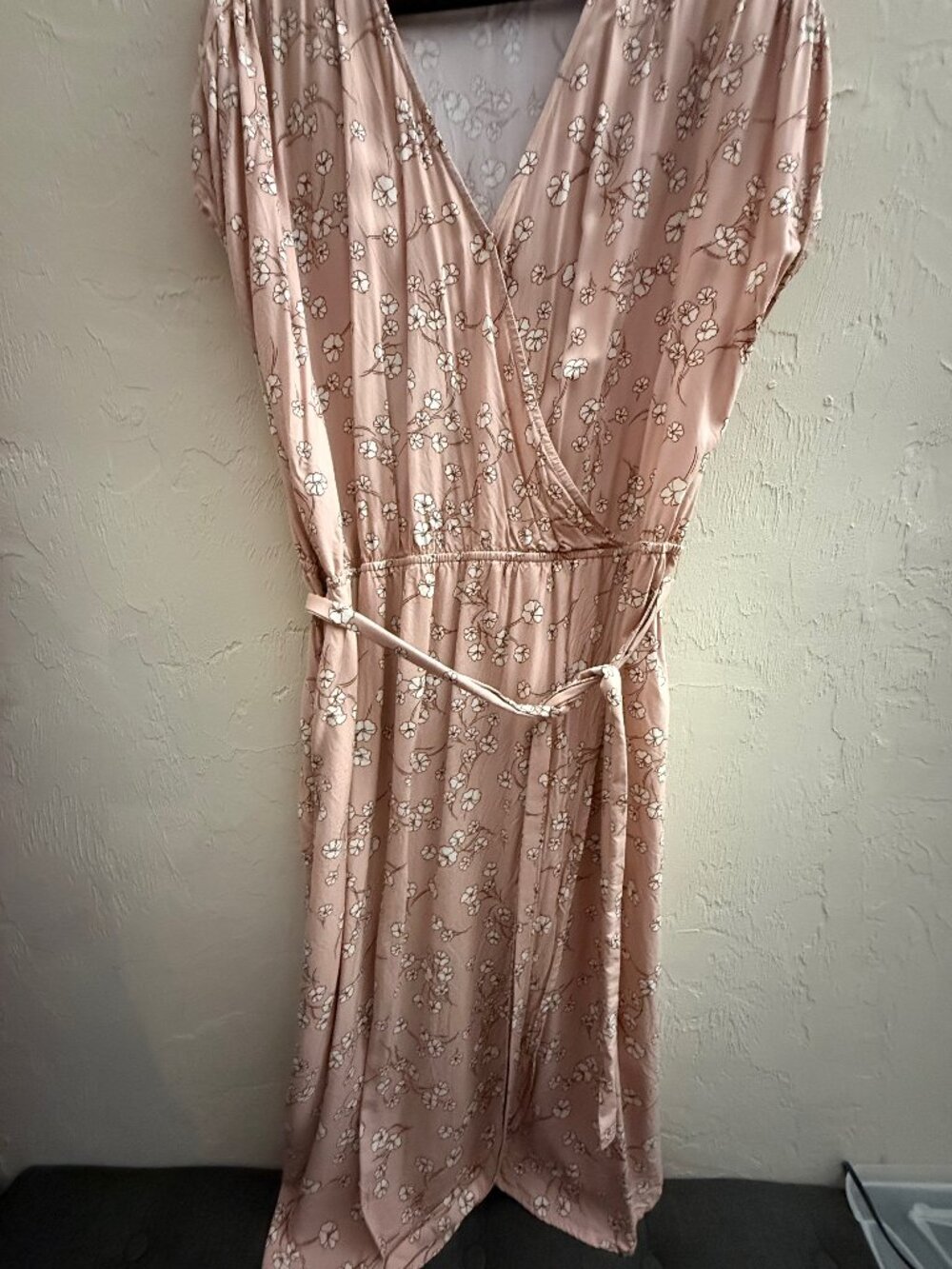 Ava & Viv, Midi Dress, Pink Floral, 2X